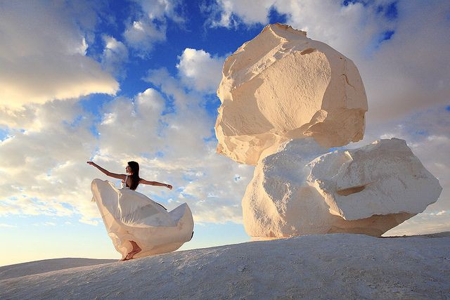 The Black and White deserts